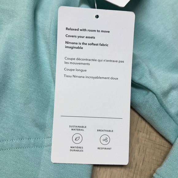 Athleta Cardigan Pranayama Wrap Womens Size 2X Green Relaxed Open Front Cozy NEW - Picture 4 of 11